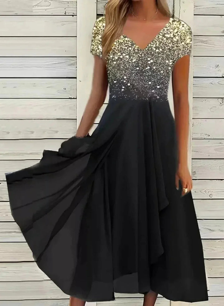 Christina | Flexible Fabric Chic Elegance Cocktail Dress 11