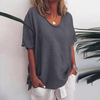 Elena | Luftige Sommerbluse mit lockerem Schnitt