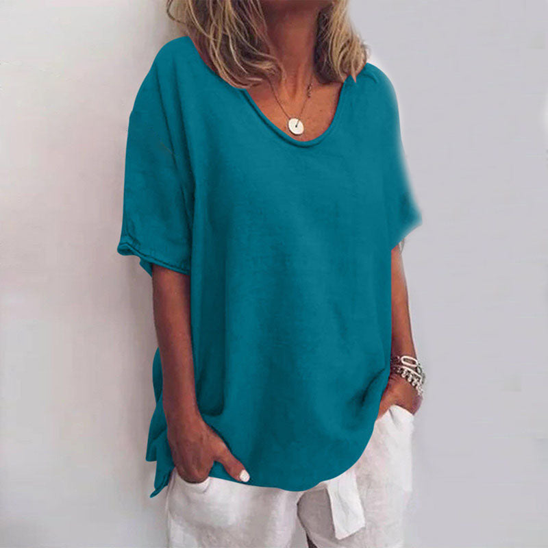 Christina | Relaxed Fit Breathable Fabric summer Blouse 9