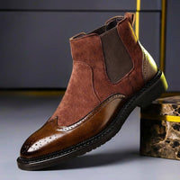 Daniel | Comfortable Suede Italian Leather Boots