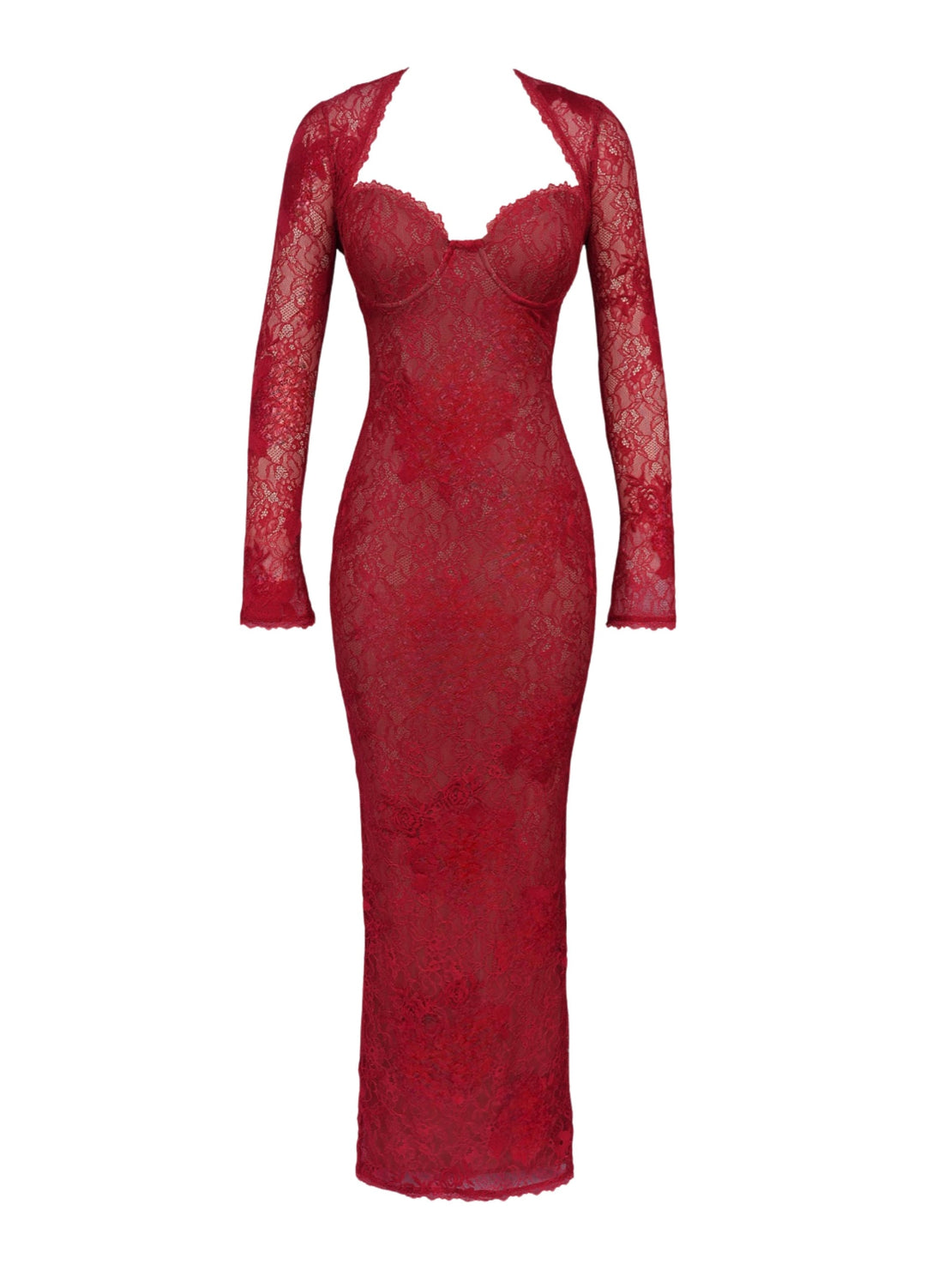 Clara | Elegant And Sophisticated Lace Maxi Dress 9