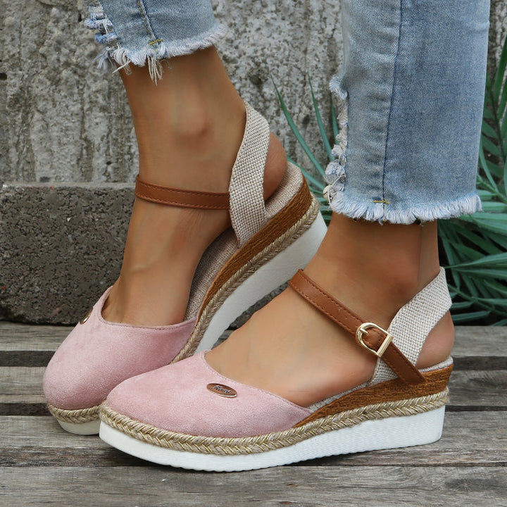 Clara | Elegant Orthopedic Platform Espadrille Sandals 5