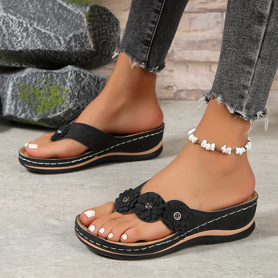 Daisy | Elegant Slip-On Cushioning Foot-Health Sandals 9