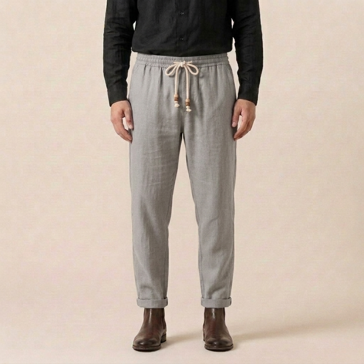 Daniel | Lightweight and Breathable Linen Summer Trousers 2