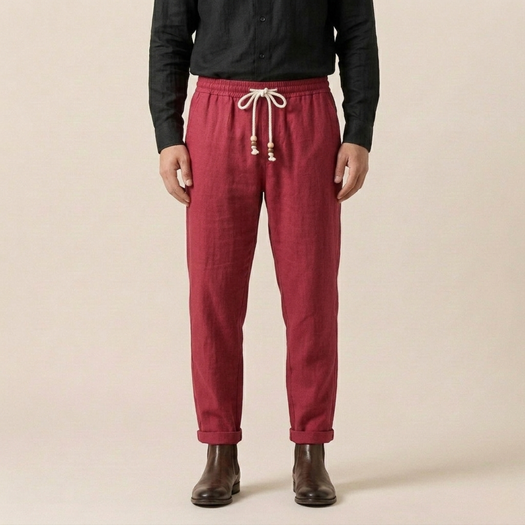 Daniel | Lightweight and Breathable Linen Summer Trousers 3