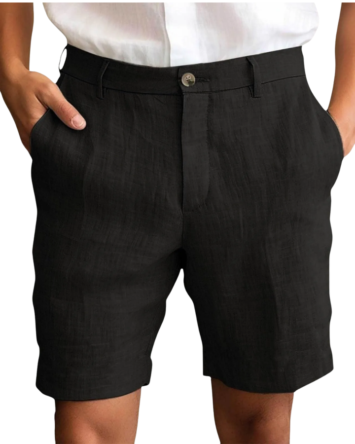David | Comfortable and airy linen men's shorts 1