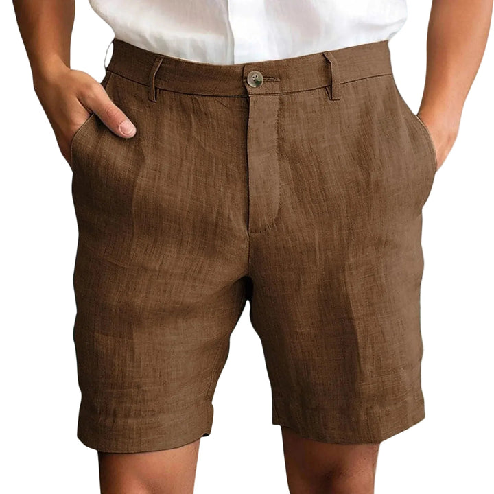 David | Comfortable and airy linen men's shorts 3