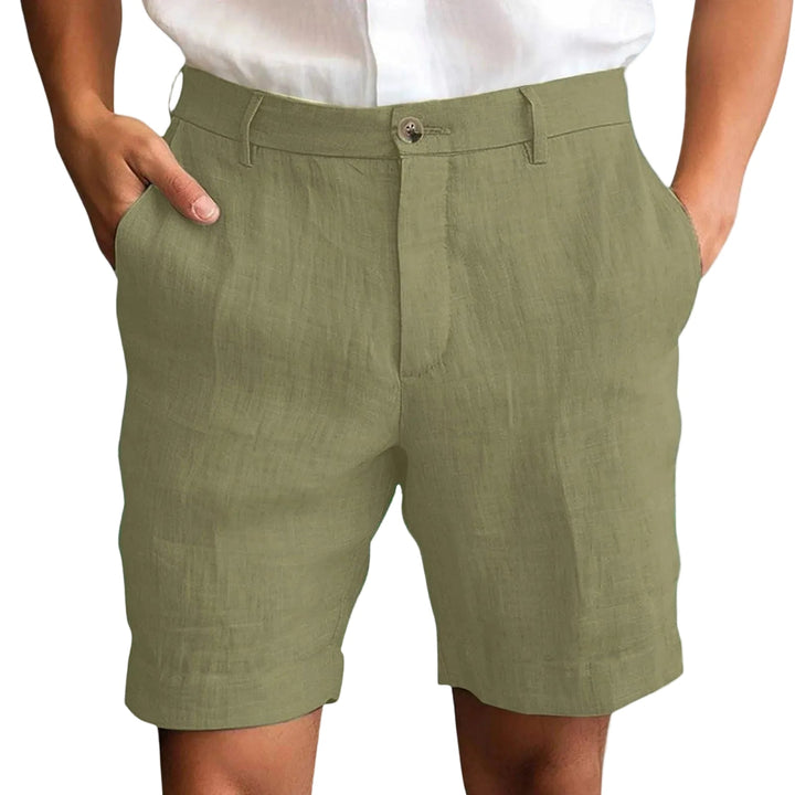 David | Comfortable and airy linen men's shorts 4