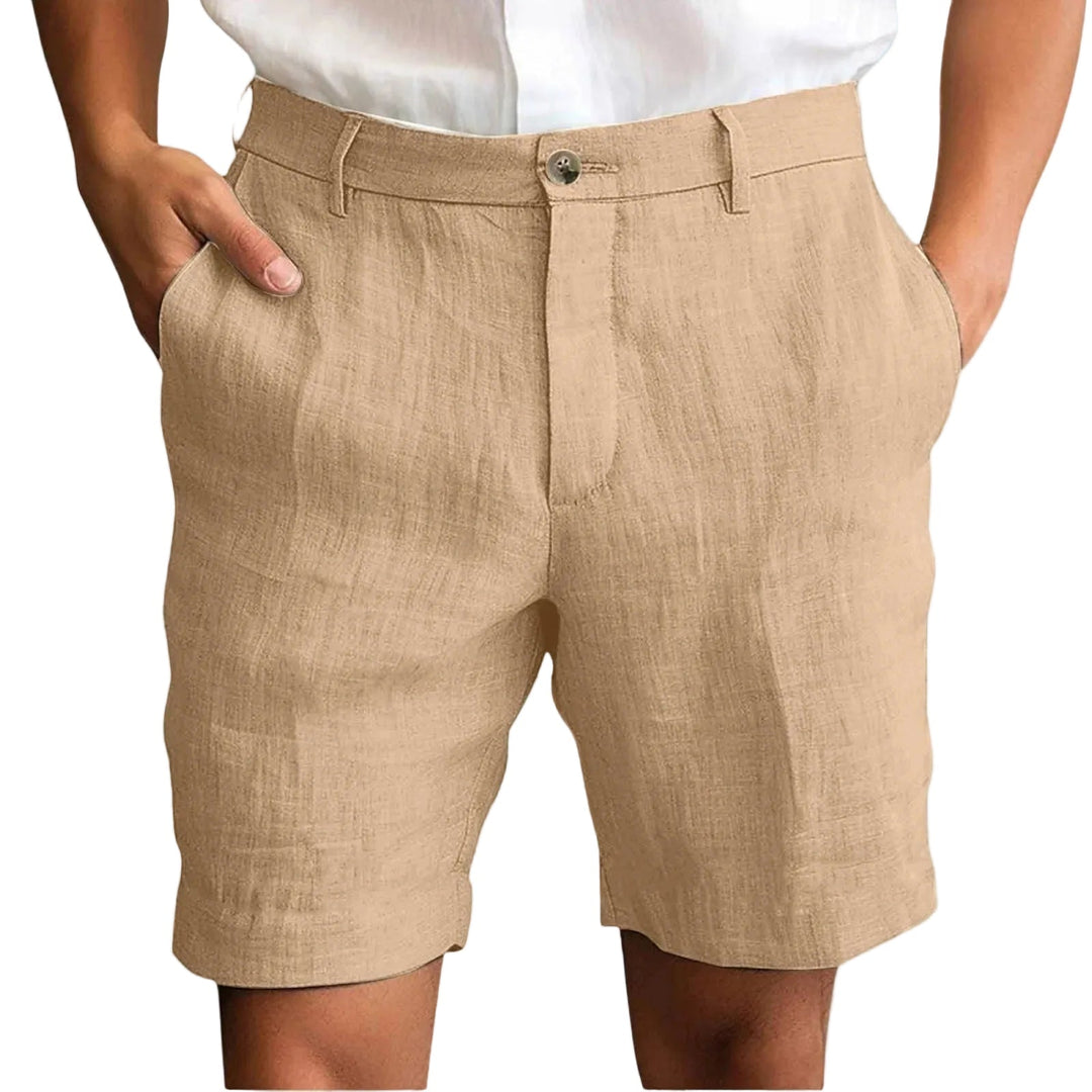 David | Comfortable and airy linen men's shorts 5