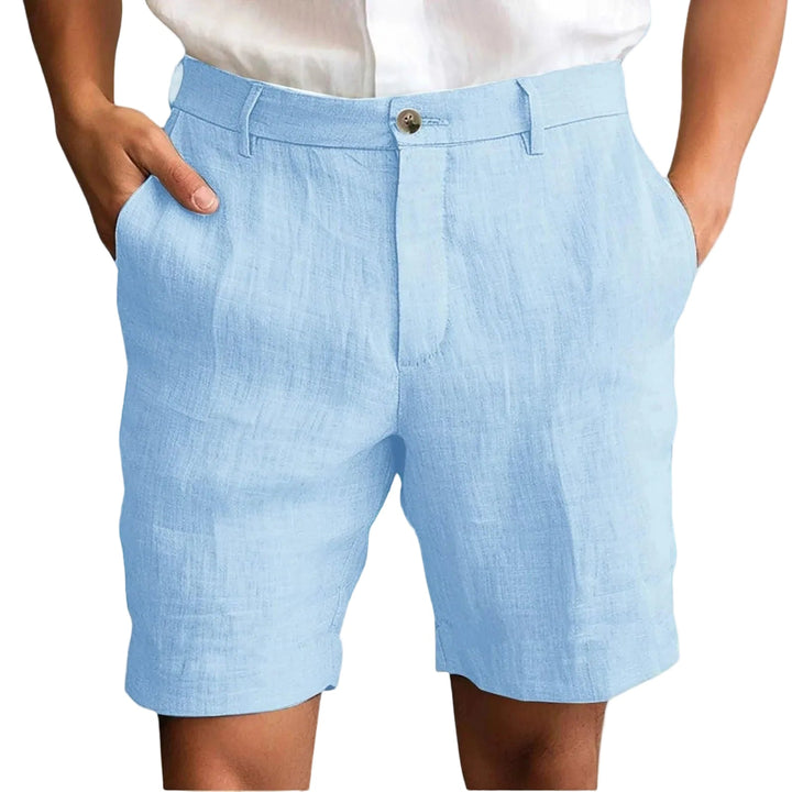 David | Comfortable and airy linen men's shorts 6