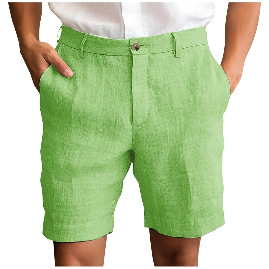 David | Comfortable and airy linen men's shorts 7