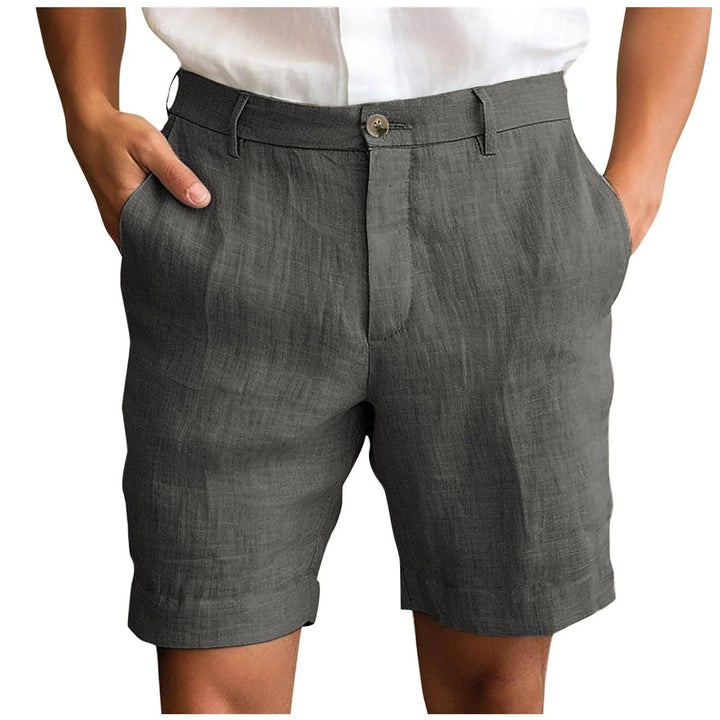 David | Comfortable and airy linen men's shorts 8