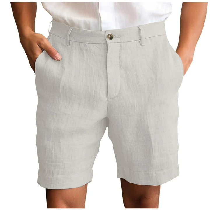 David | Comfortable and airy linen men's shorts 9