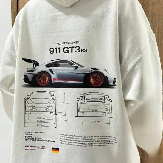 Declan | Oversized Hoodie – Soft Fabric, Automotive Design for Car Enthusiasts 3