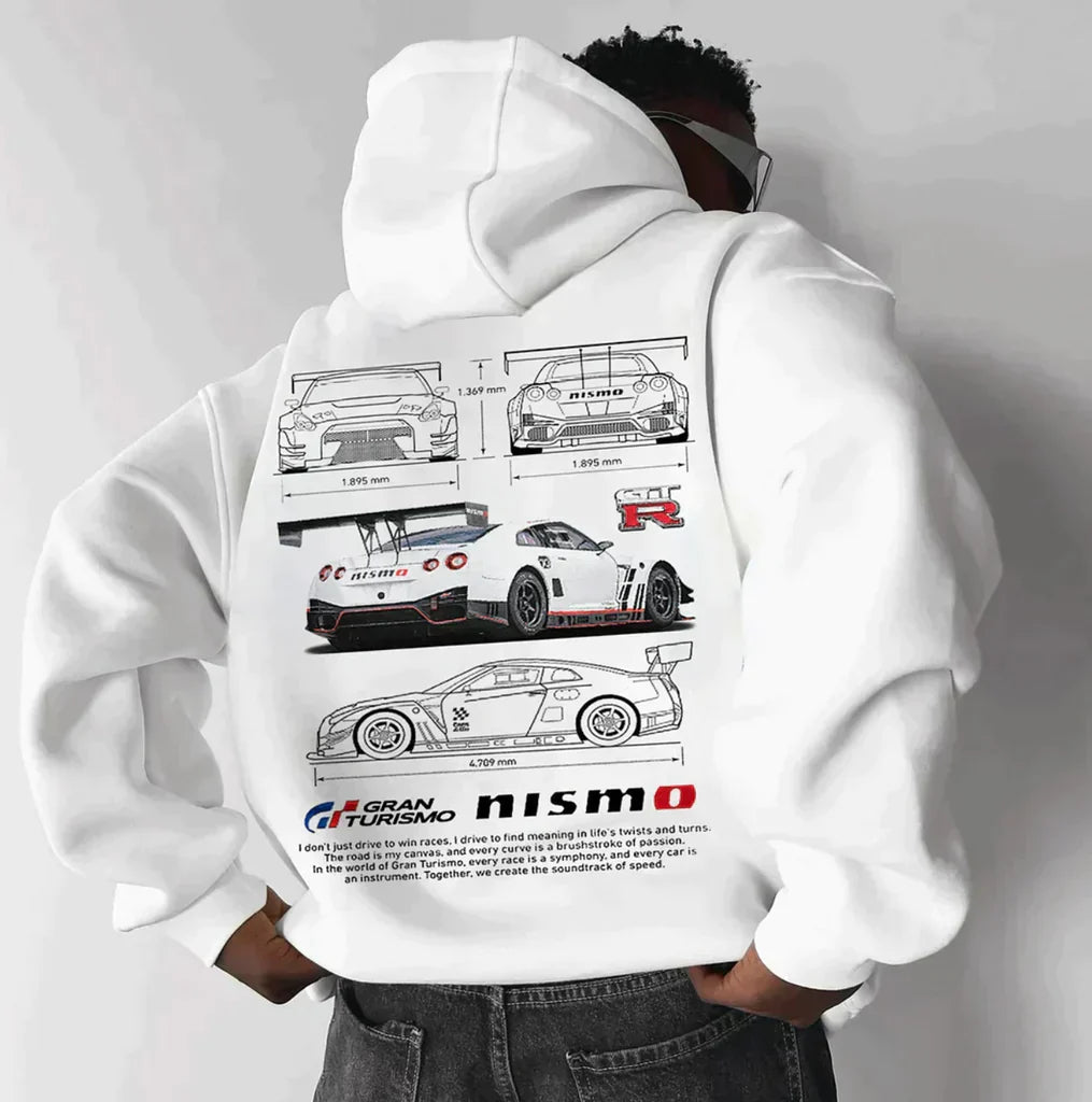 Declan | Oversized Hoodie – Soft Fabric, Automotive Design for Car Enthusiasts 7