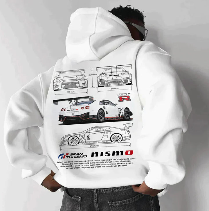 Declan | Oversized Hoodie – Soft Fabric, Automotive Design for Car Enthusiasts 7