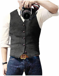 Lucas | Classic and Versatile Men's Layering Vest