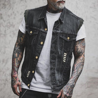 Lucas | Casual And Versatile Men's Denim Vest