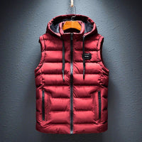 Liam | Comfortable and Cozy Hooded Padded Vest