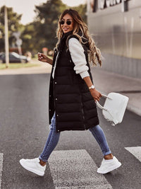 Elise | Warm and Comfortable Quilted Hooded Winter Vest