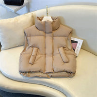 Christina | Stylish and Windproof Cropped Winter Vest