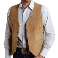 Lucas | Classic and Comfortable Suede Inspired Western Vest