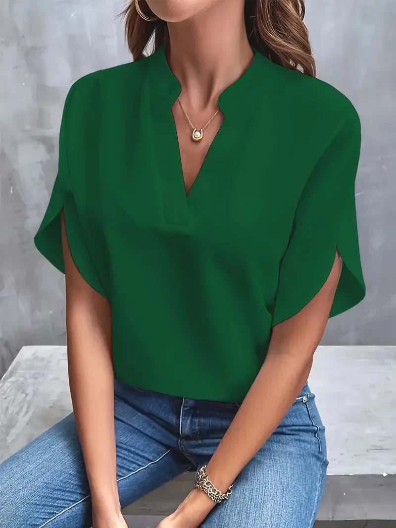 Elamira | Women’s Blouse – Elegant, Comfortable & Versatile V-Neck Design 6