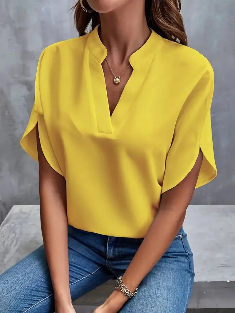 Elamira | Women’s Blouse – Elegant, Comfortable & Versatile V-Neck Design 7