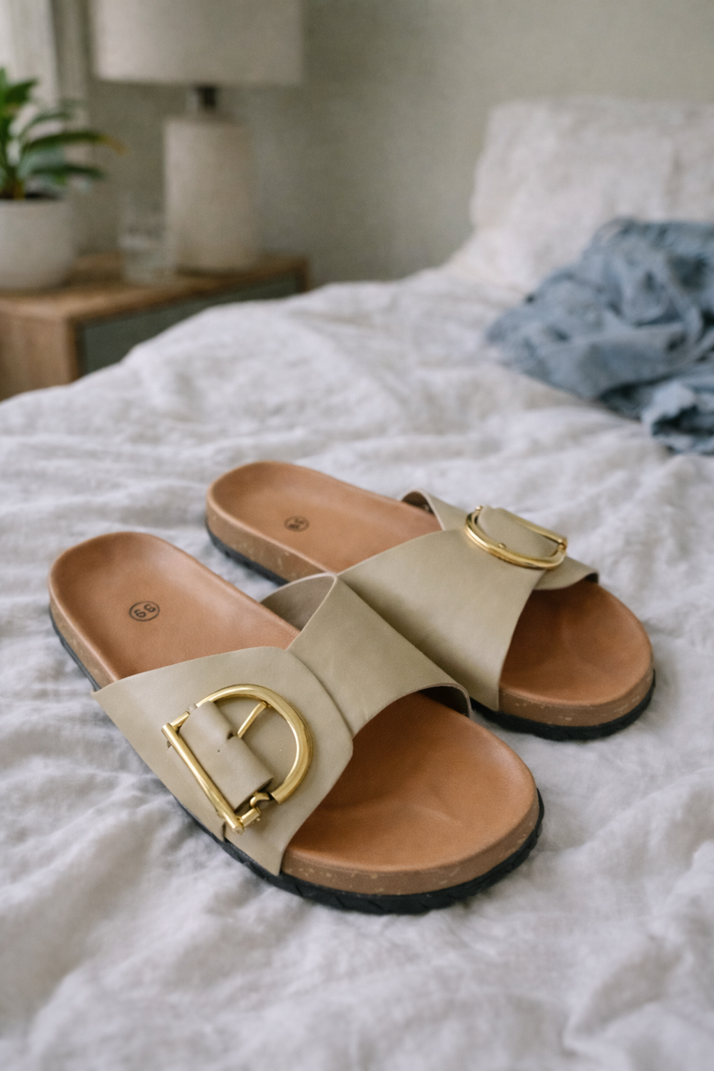 Elena | Stylish And Comfortable Buckled Slip On Sandals 4