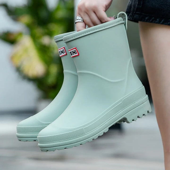 Emily | Trendy semi-high waterproof rain boots 8