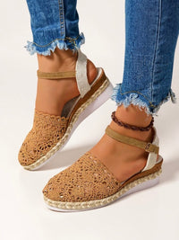 Sofia | Relaxed Summer Boho Crochet Espadrille Sandals