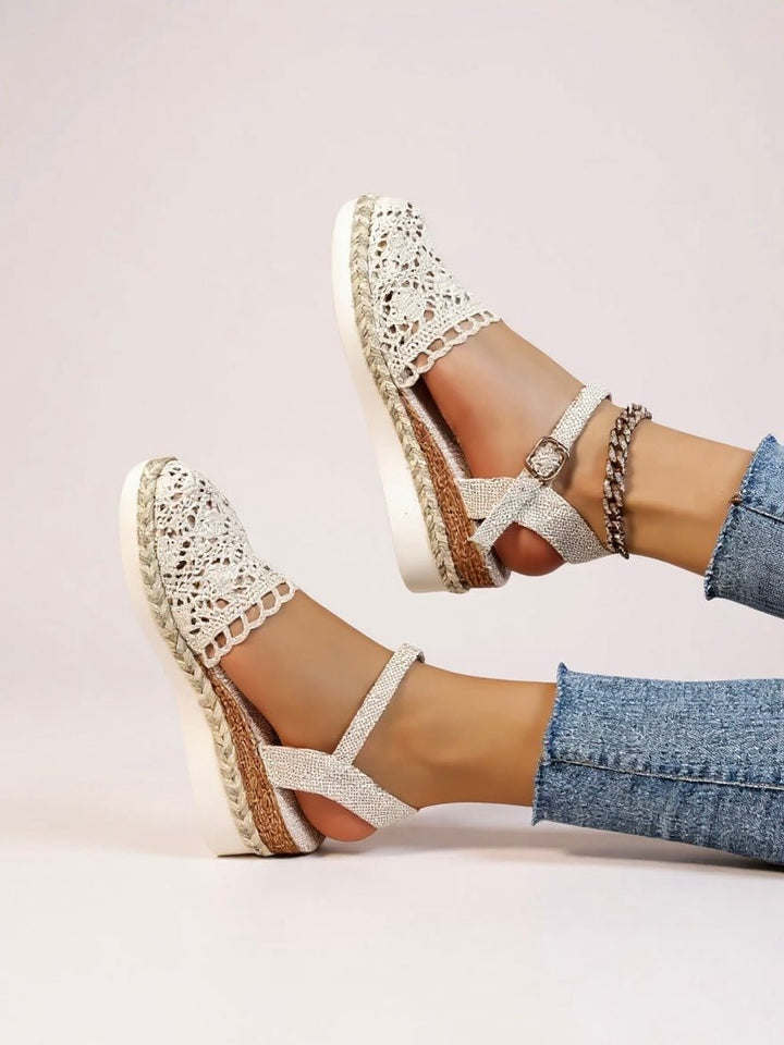 Emma | Boho Crochet Espadrille Comfort Sandals 5