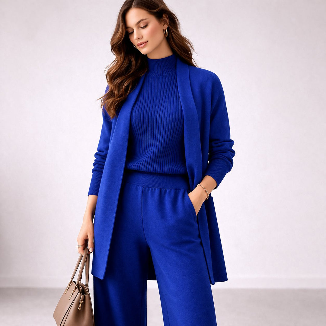 Emma | Elegant Three-Piece Knit Lounge Set 3