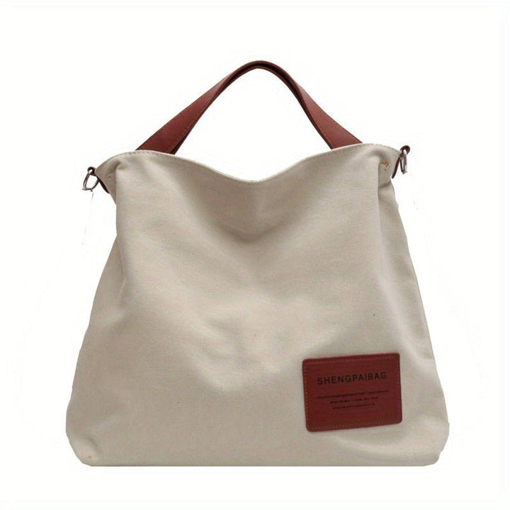 Emma | Large Shoulder Canvas Tote Bag 0
