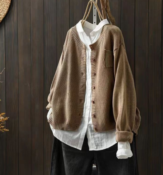 Emma | Oversized and Soft Relaxed Knit Cardigan 5