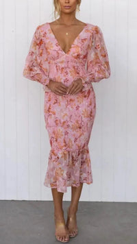 Isabella | Modern and Comfortable Floral Wedding Guest Dress