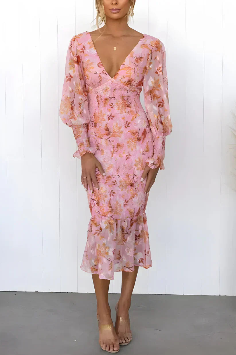 Emma | Vibrant Floral Wedding Guest Dress 1
