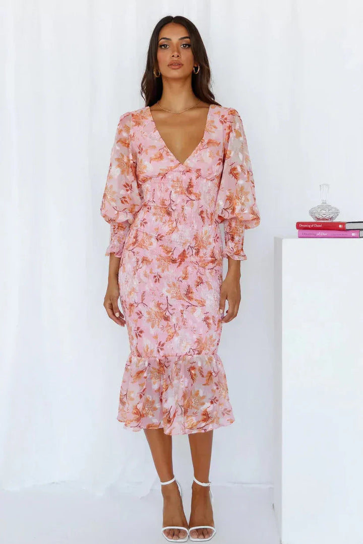 Emma | Vibrant Floral Wedding Guest Dress 3