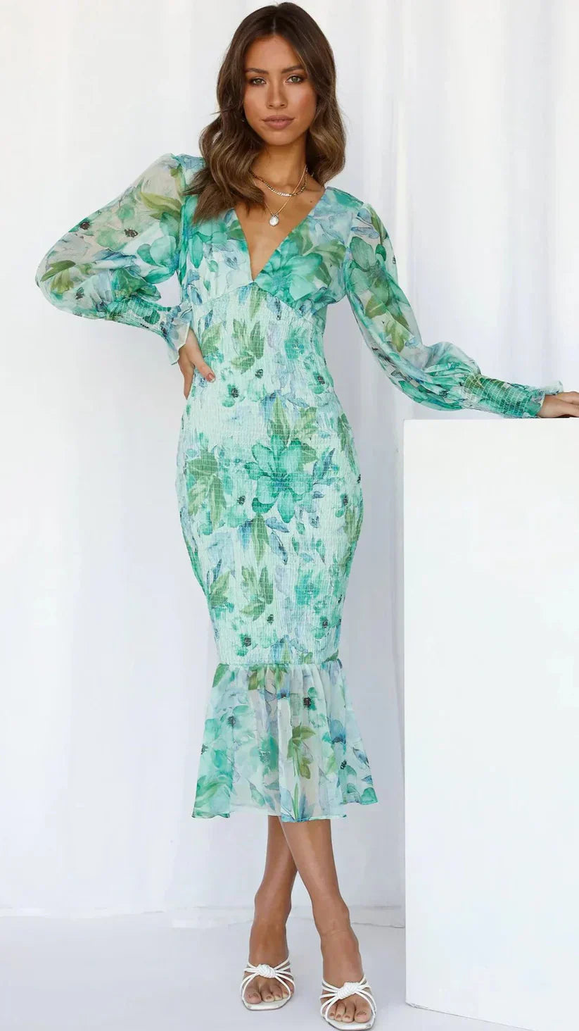Emma | Vibrant Floral Wedding Guest Dress 5