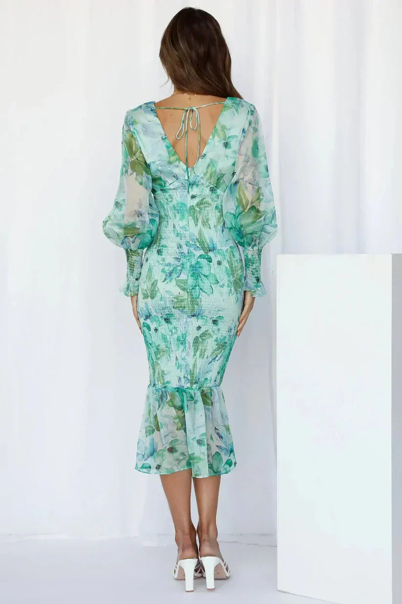 Emma | Vibrant Floral Wedding Guest Dress 6