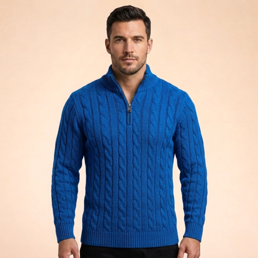 Ethan | Classic Warm Wool Sweater for Men 1