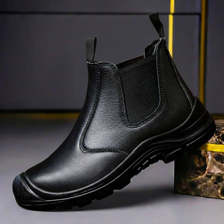 Ethan | Durable and Rugged Slip-On Leather Boots 1