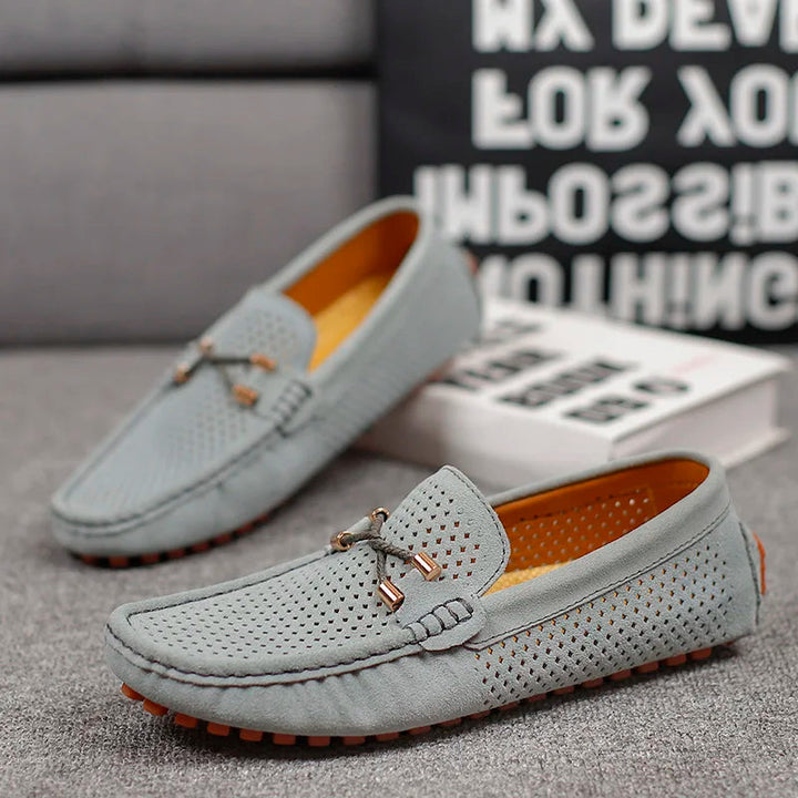Ethan | Premium and Casual Perforated Leather Loafers 6