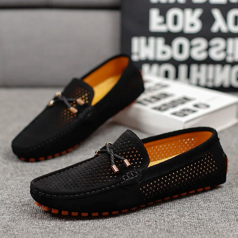 Ethan | Premium and Casual Perforated Leather Loafers 7