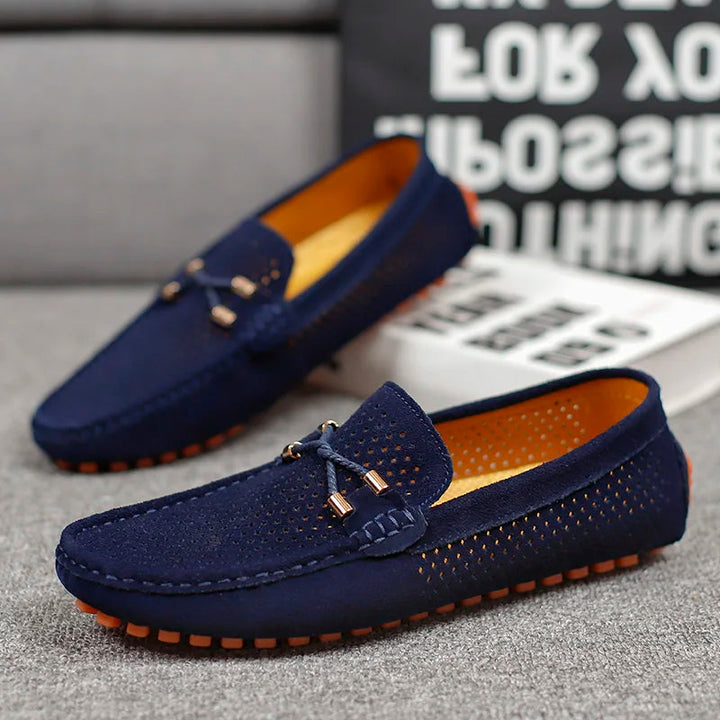 Ethan | Premium and Casual Perforated Leather Loafers 8