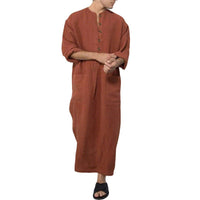 Liam | Breathable Linen-Blend Full Length Jubba
