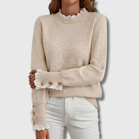 Grace | Elegant And Comfortable Lace Detail Sweater