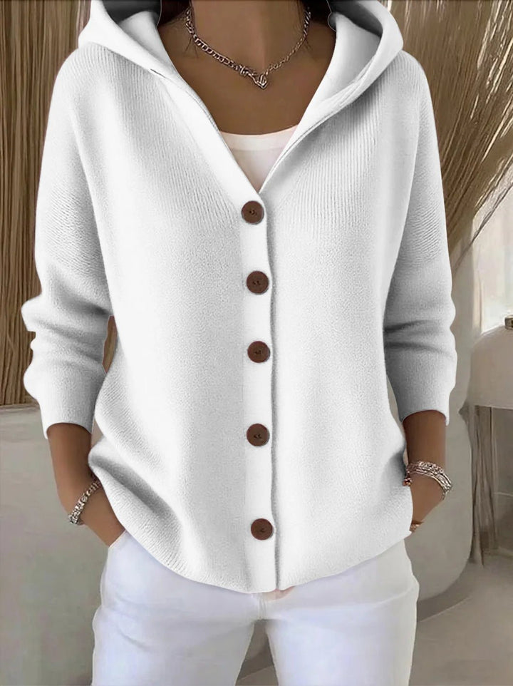 Eva | Relaxed-Fit Hooded Knit Cardigan 4