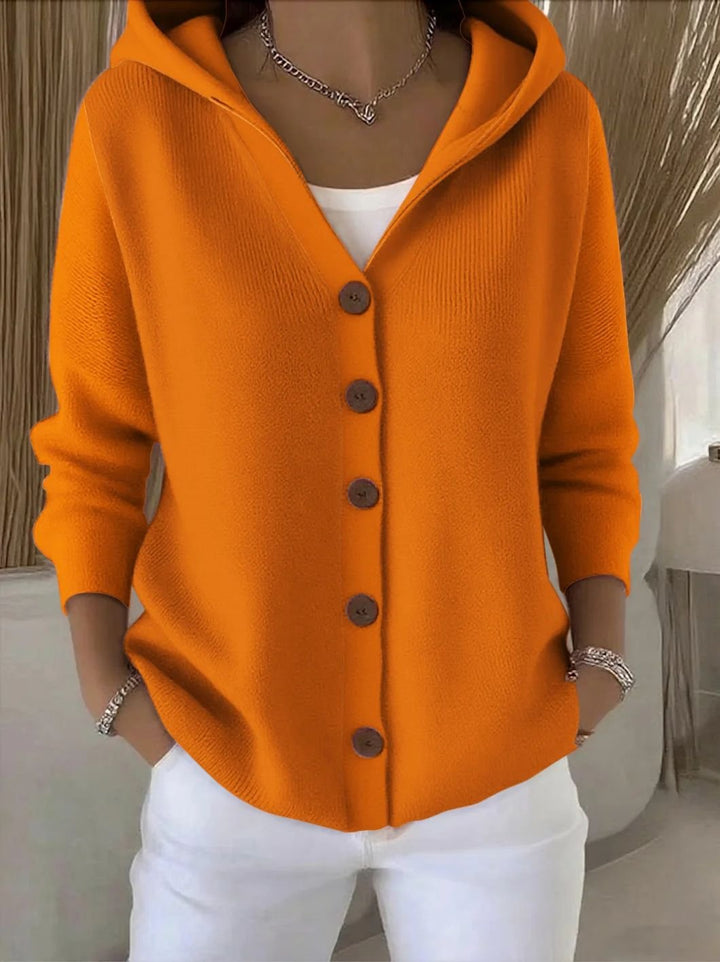 Eva | Relaxed-Fit Hooded Knit Cardigan 5