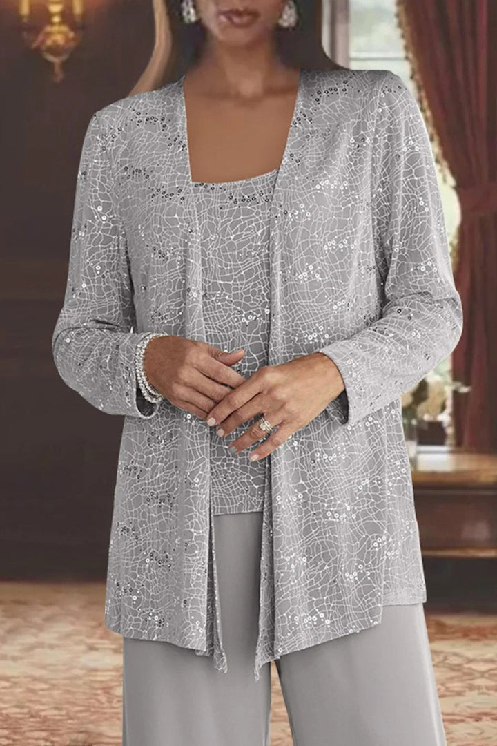 Evelyn | Glamorous And Elegant Sequin Three-Piece Set 2